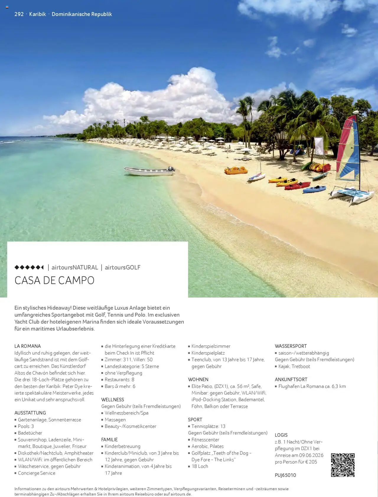 TUI airtours Katalog  Erstklassige Fernreisen 2025/26 - Seite 292 - gültig ab 01.11.2025