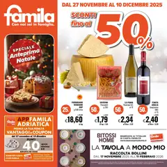 Anteprima Volantino Famila	 valida dal 27/11/2025