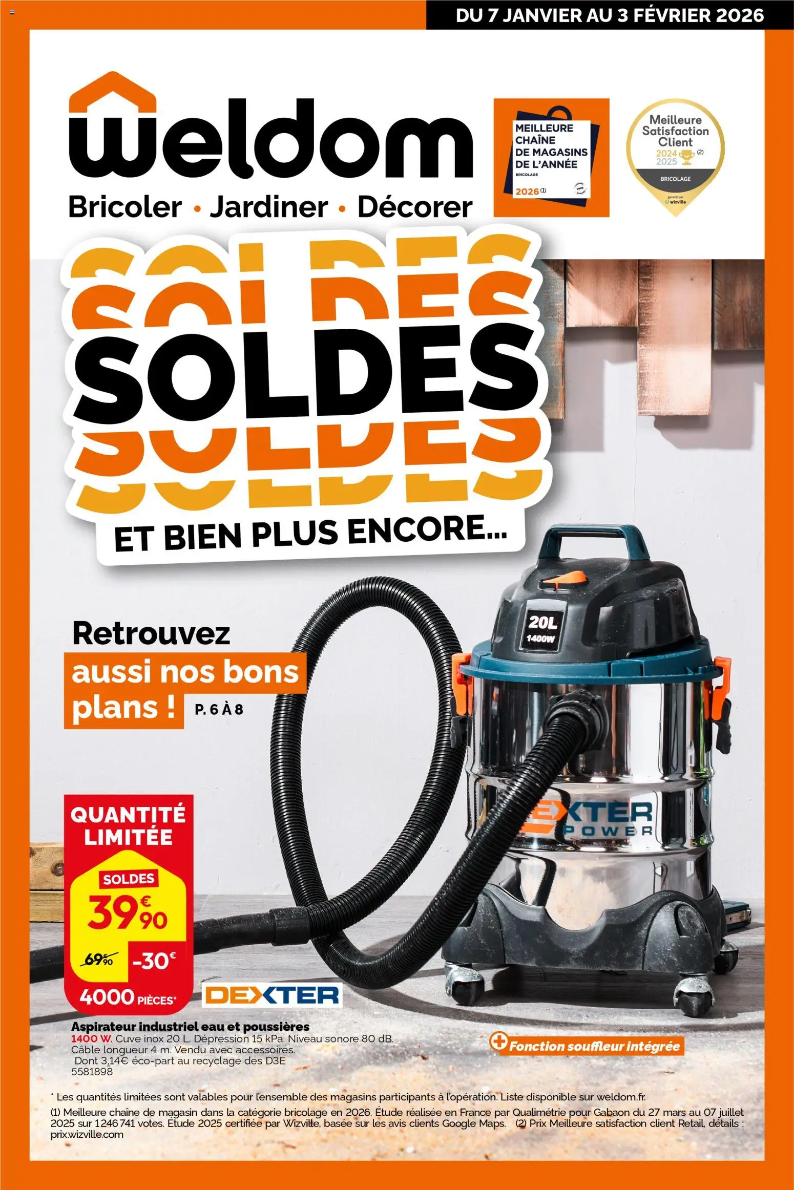 Weldom - Soldes et bien plus encore - page 1 - valable à partir du 07/01/2026