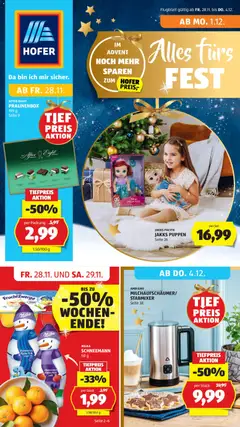Vorschau Hofer - Black Friday gültig ab 28.11.2025