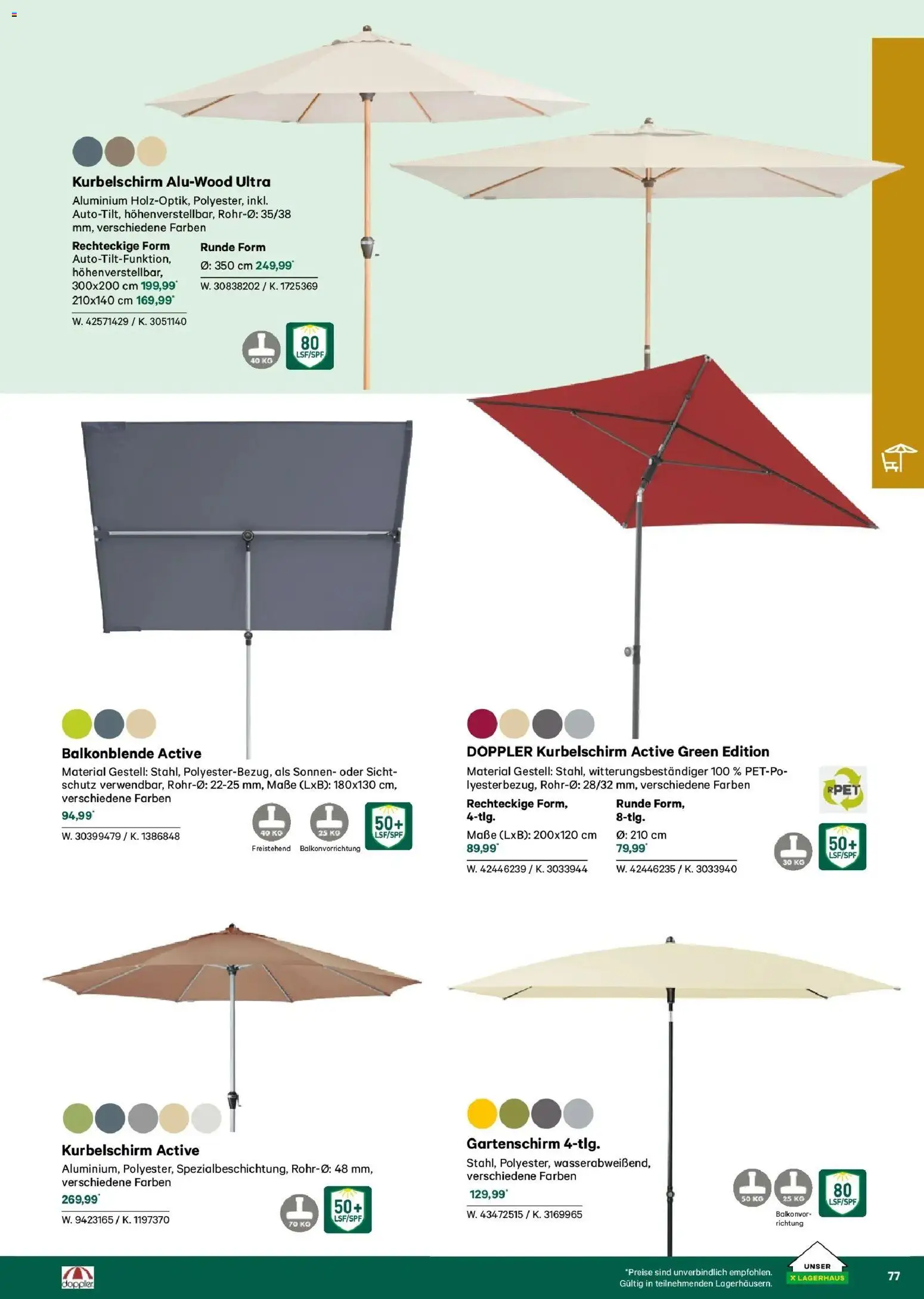 Lagerhaus Garten & Freizeit Katalog 2026 - Wien, Innsbruck - page 77- valid from 01.03.2026