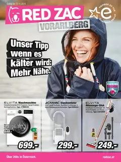 Vorschau RED ZAC Vorarlberg gültig ab 27.10.2025