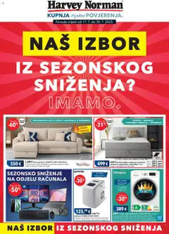 Harvey Norman katalog od 17.07.2025