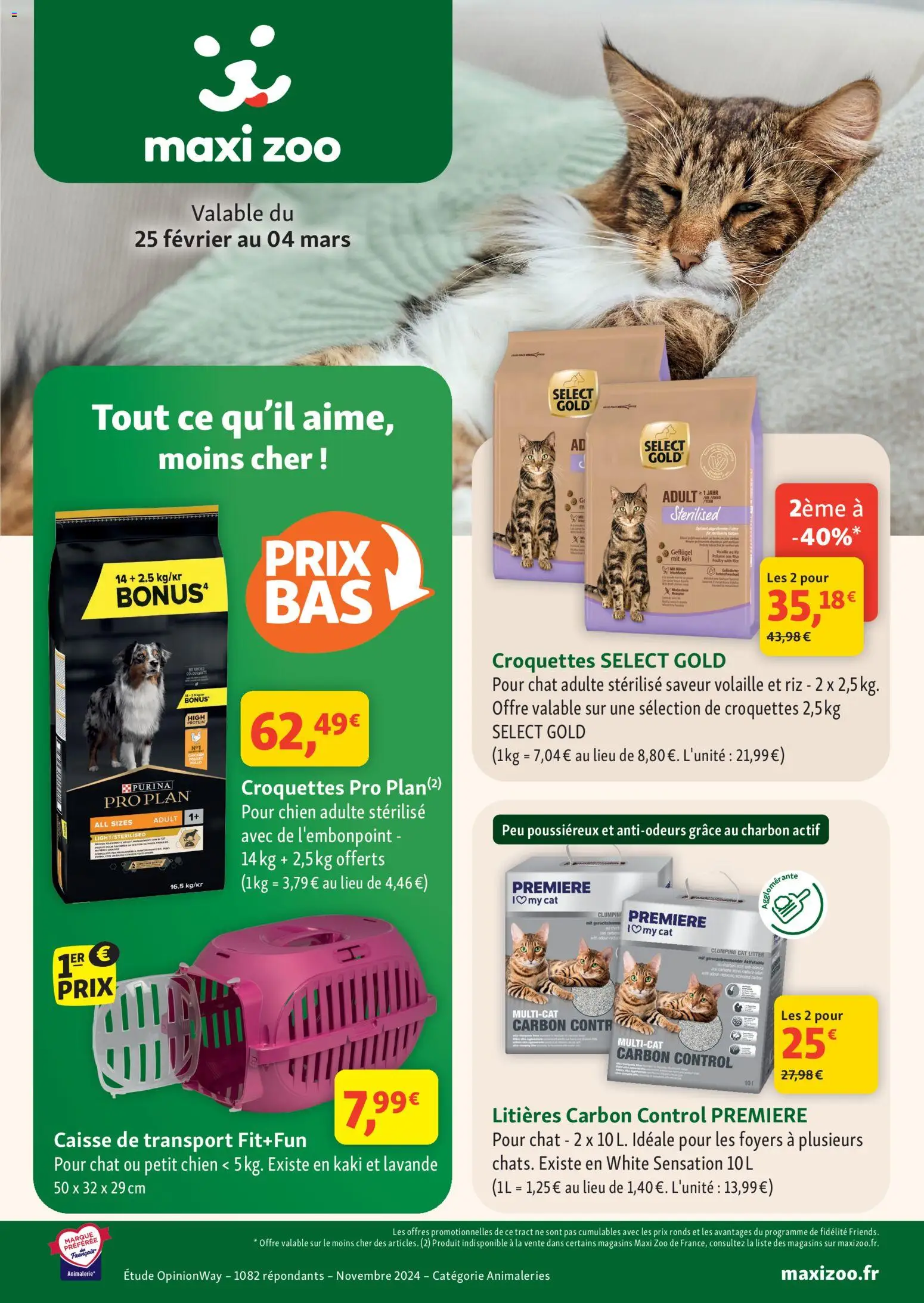 Maxi ZOO catalogue - page 1 - valable à partir du 25/02/2026