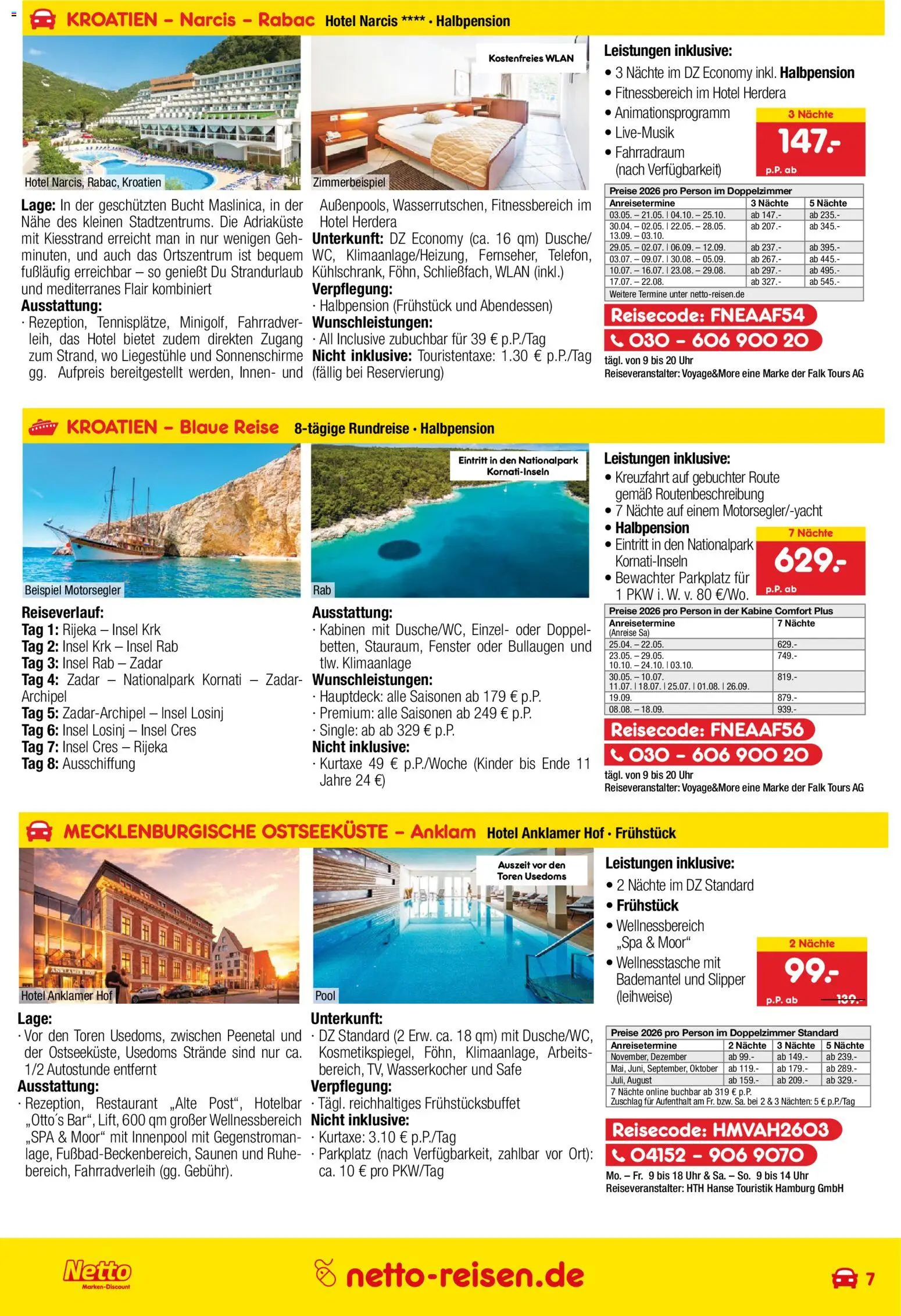 Netto Reisen Prospekt 	 - Seite 7 - gültig ab 30.04.2026