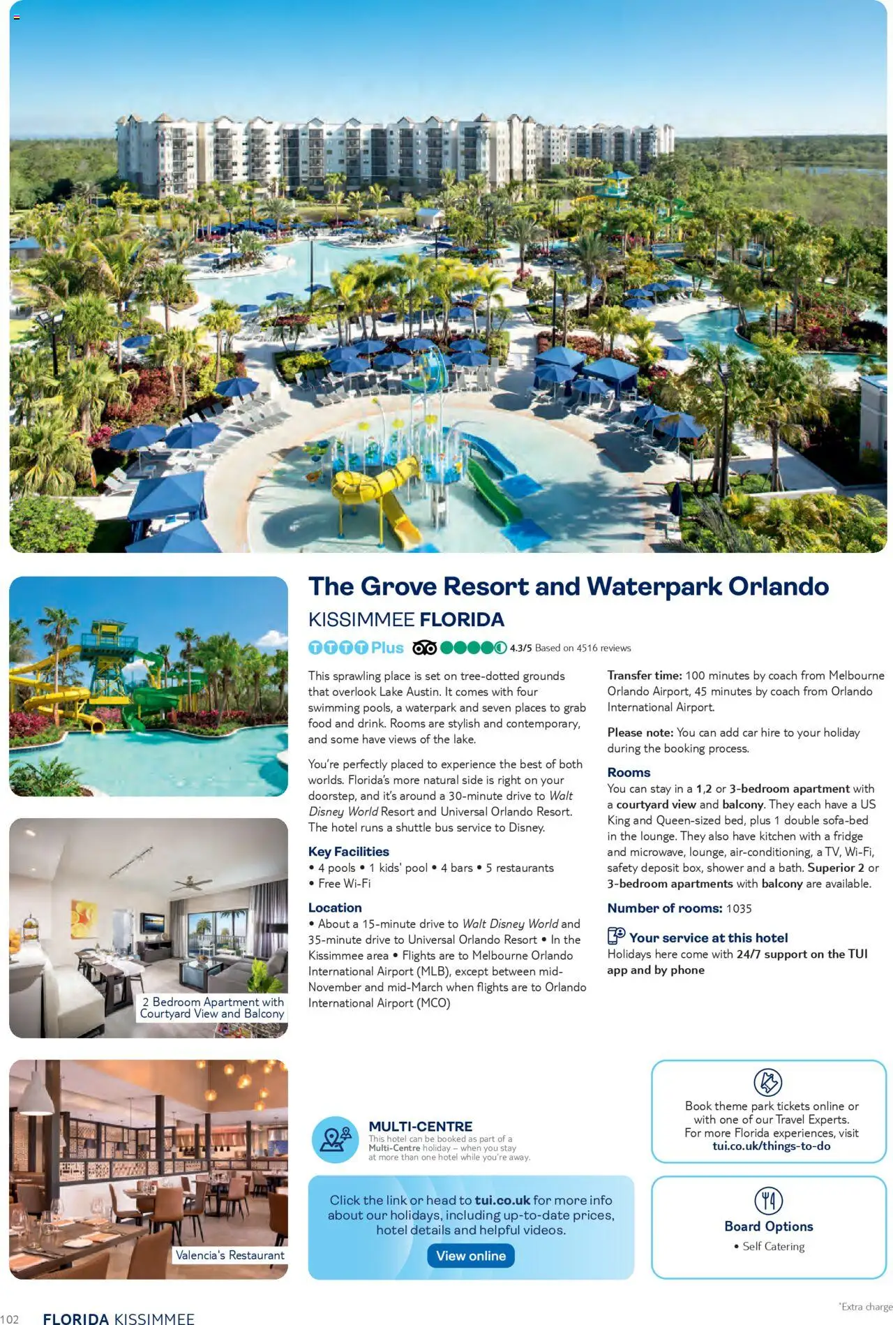 TUI - Florida NOVEMBER 2025 – APRIL 2027 - page 102- valid from 01/11/2025