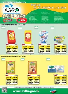 Milk Agro leták platný od 17.12.2025