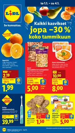 Esikatselu Lidl tarjoukset voimassa alkaen 01/12/2025