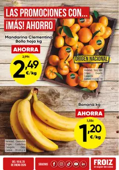 Vista previa del folleto Froiz - Oferta semanal válido desde 19/01/2026
