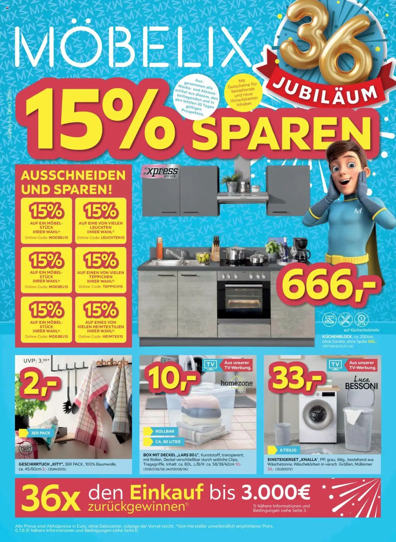 Möbelix Angebote - Seite 1- gültig ab 30.09.2025