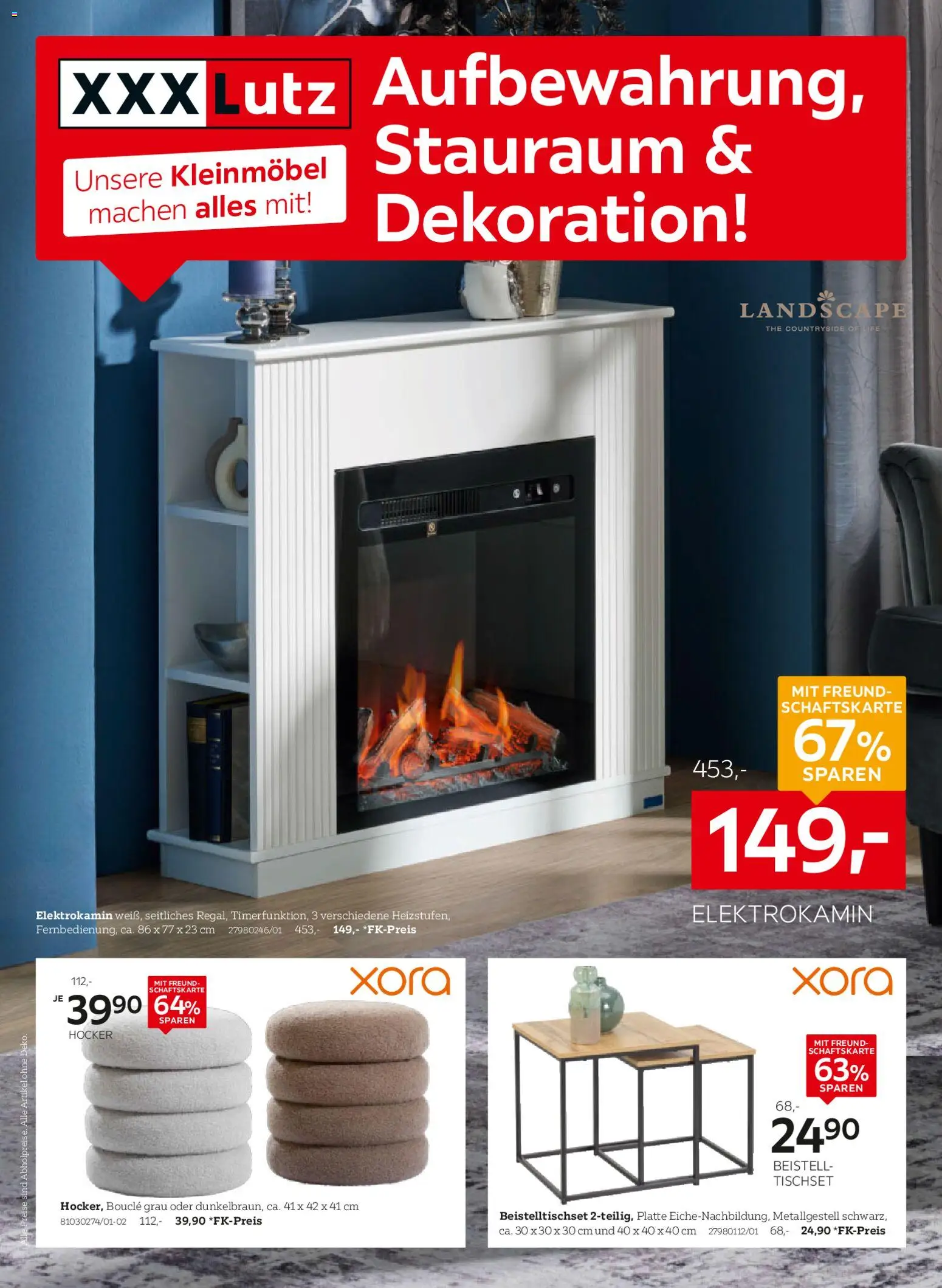 XXXL Lutz Aufbewahrung & Deko - Seite 1 - gültig ab 02.11.2025
