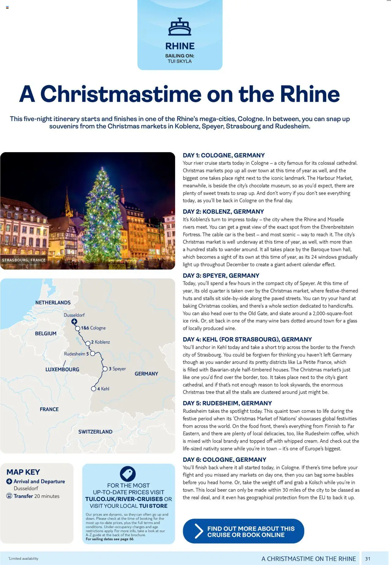 TUI - River Cruises NOVEMBER 2026 – APRIL 2027 - page 31- valid from 01/07/2026