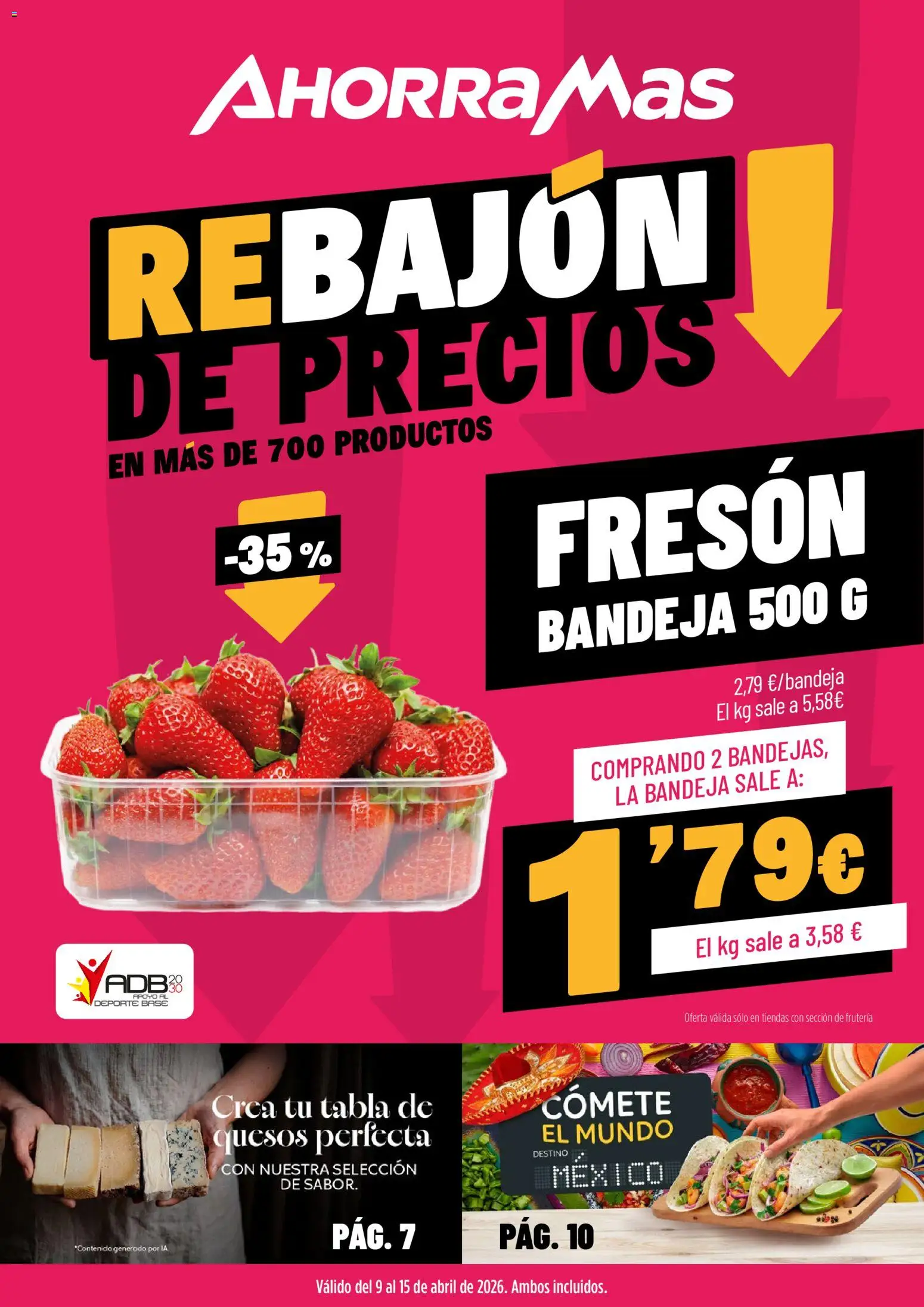 AhorraMas folleto - Página de 1 - Válido desde 09/04/2026