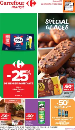 Aperçu Carrefour Market catalogue semaine 33 valable à partir du 12/08/2025