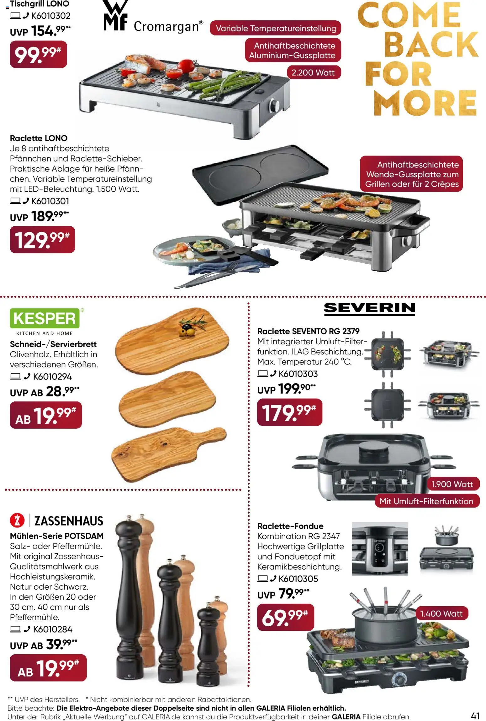 Galeria Karstadt Kaufhof Prospekt 	 - Seite 41 - gültig ab 03.12.2025