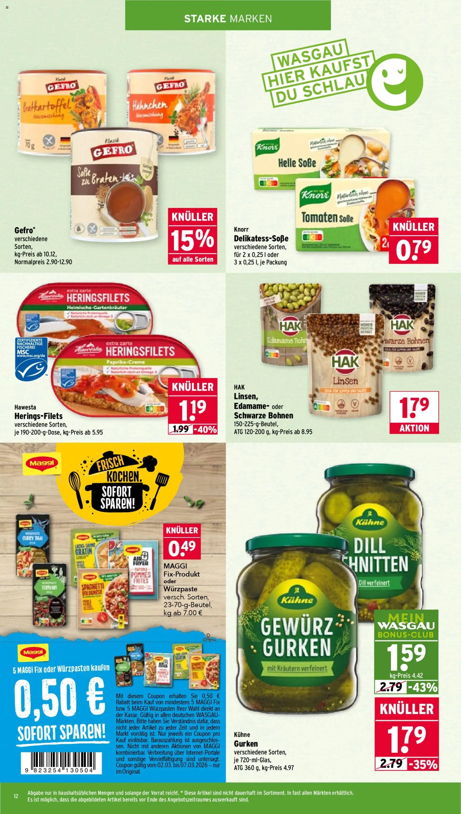 Wasgau Prospekt 	 - Seite 12 - gültig ab 02.03.2026