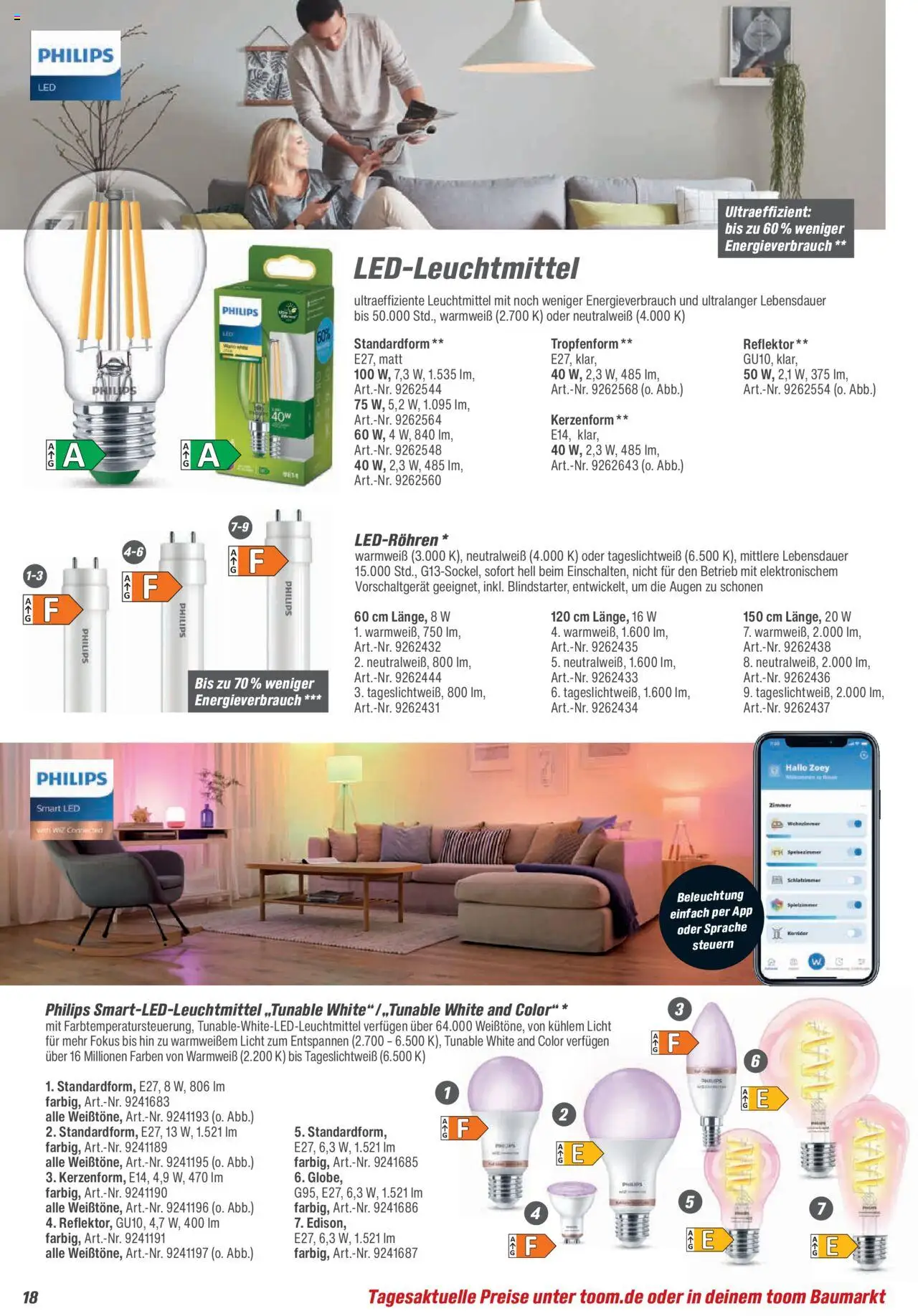 Toom Baumarkt Leuchten & Tapeten  - Seite 18 - gültig ab 01.09.2025