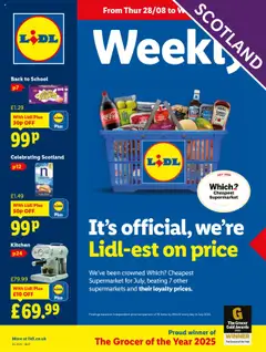 Lidl - Lidl Weekly Scotland valid from 28/08/2025