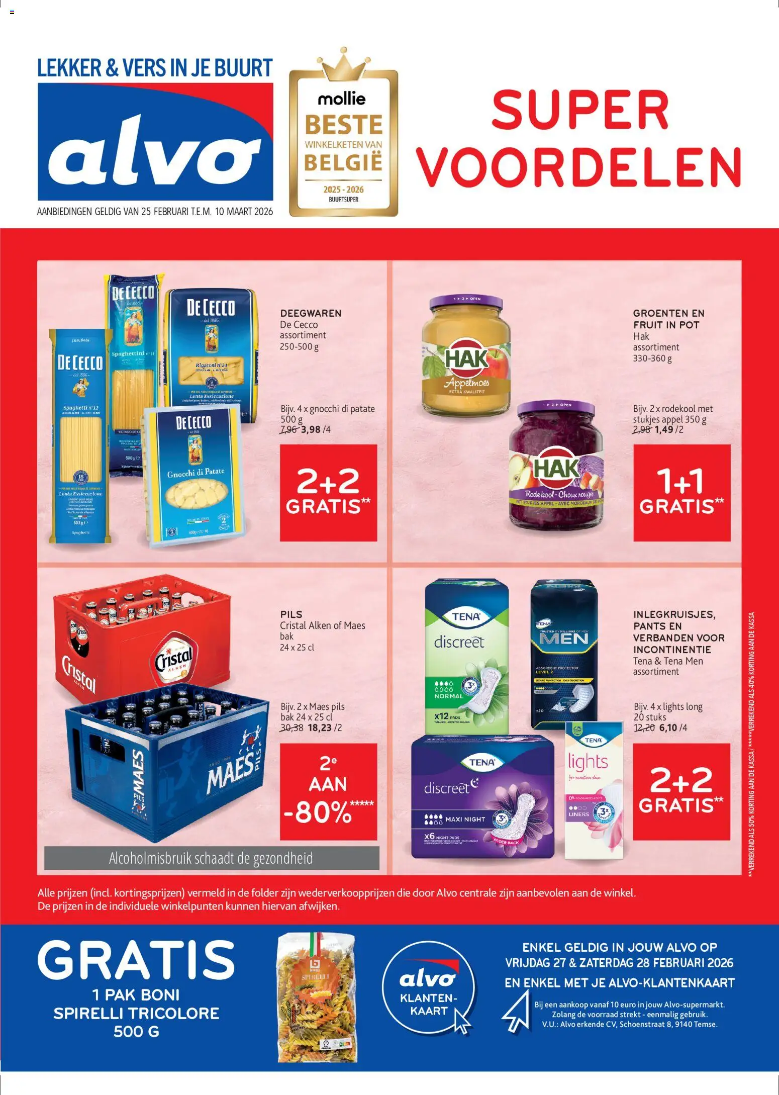 Alvo folder  - pagina 1- geldig vanaf 25/02/2026