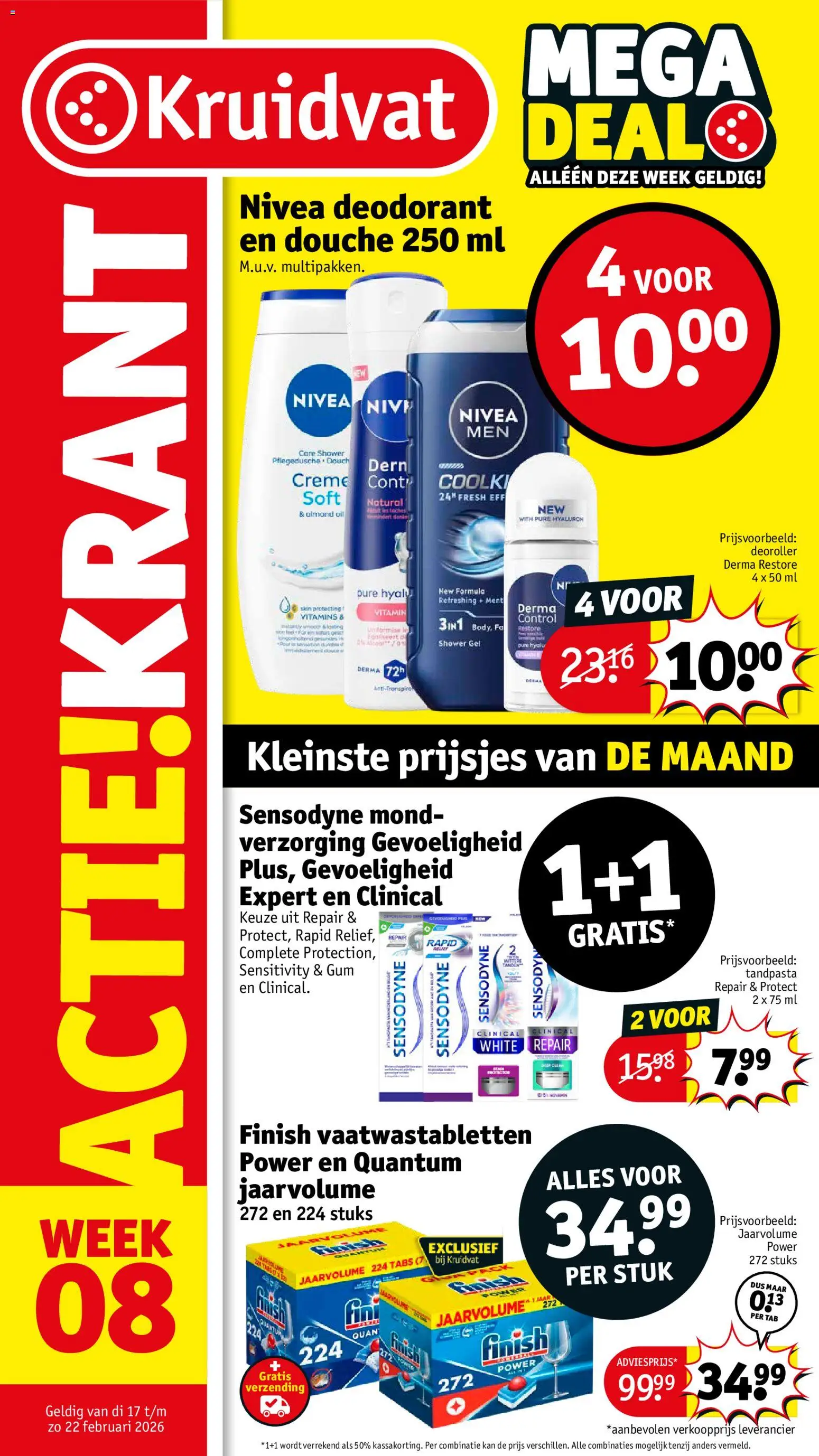 Kruidvat - Folder week 8 - pagina 1- geldig vanaf 17-02-2026