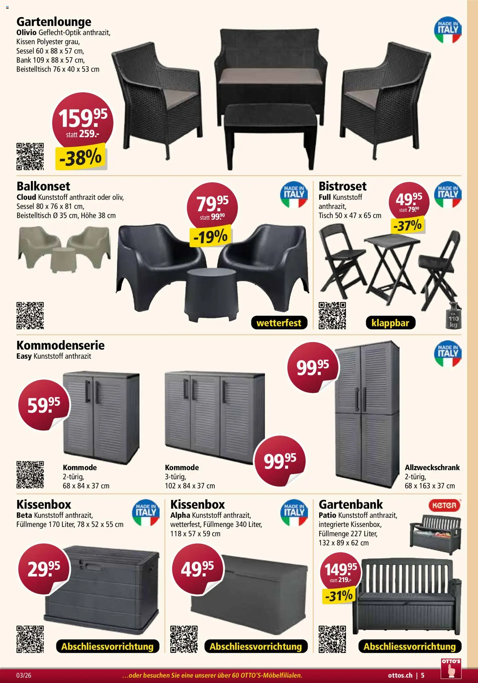 Otto's Aktionen Möbelflyer - page 5- valid from 01.03.2026