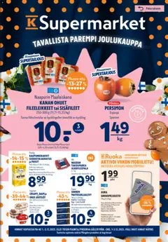 Esikatselu K-Supermarket tarjoukset voimassa alkaen 01/12/2025