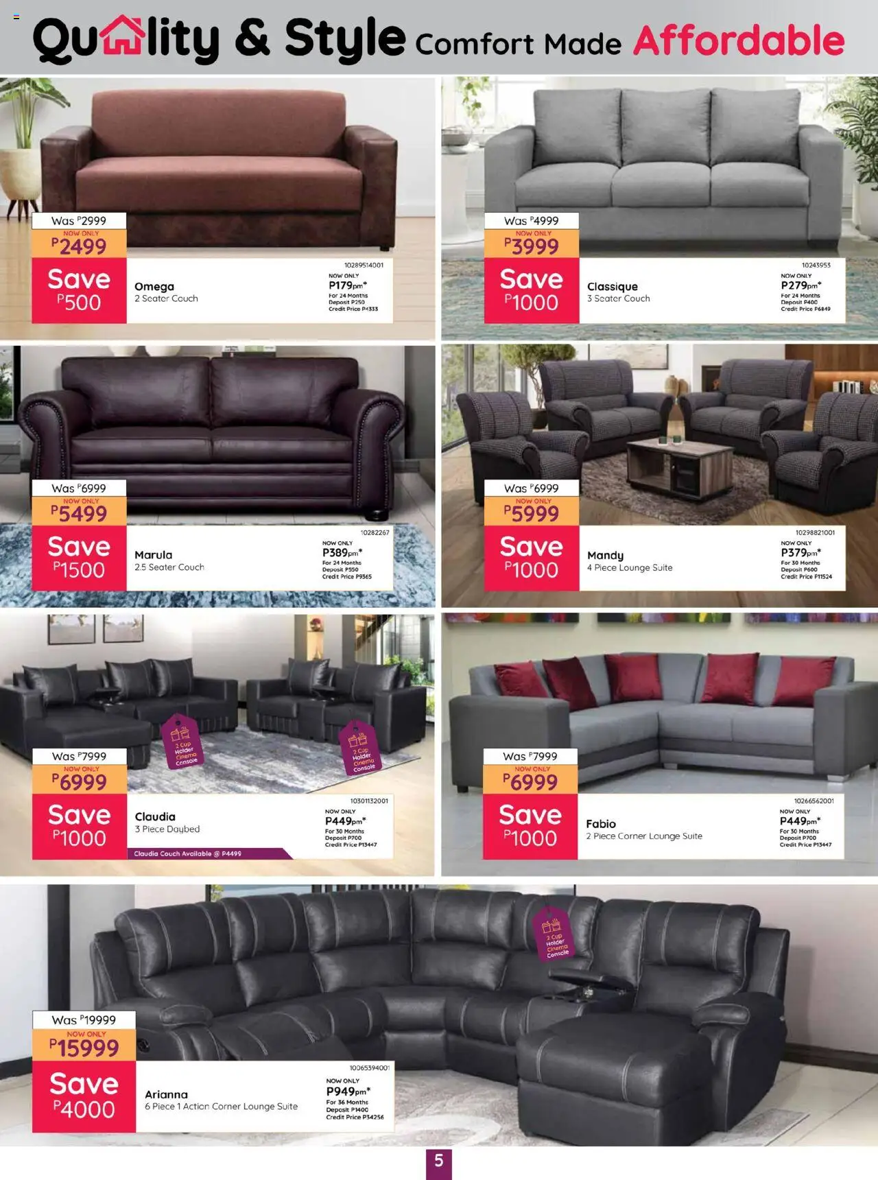 Bradlows Botswana Catalogue - page 5- valid from 17/07/2025