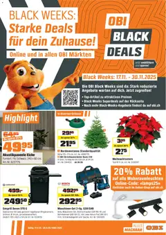 Vorschau OBI Black Friday gültig ab 15.11.2025