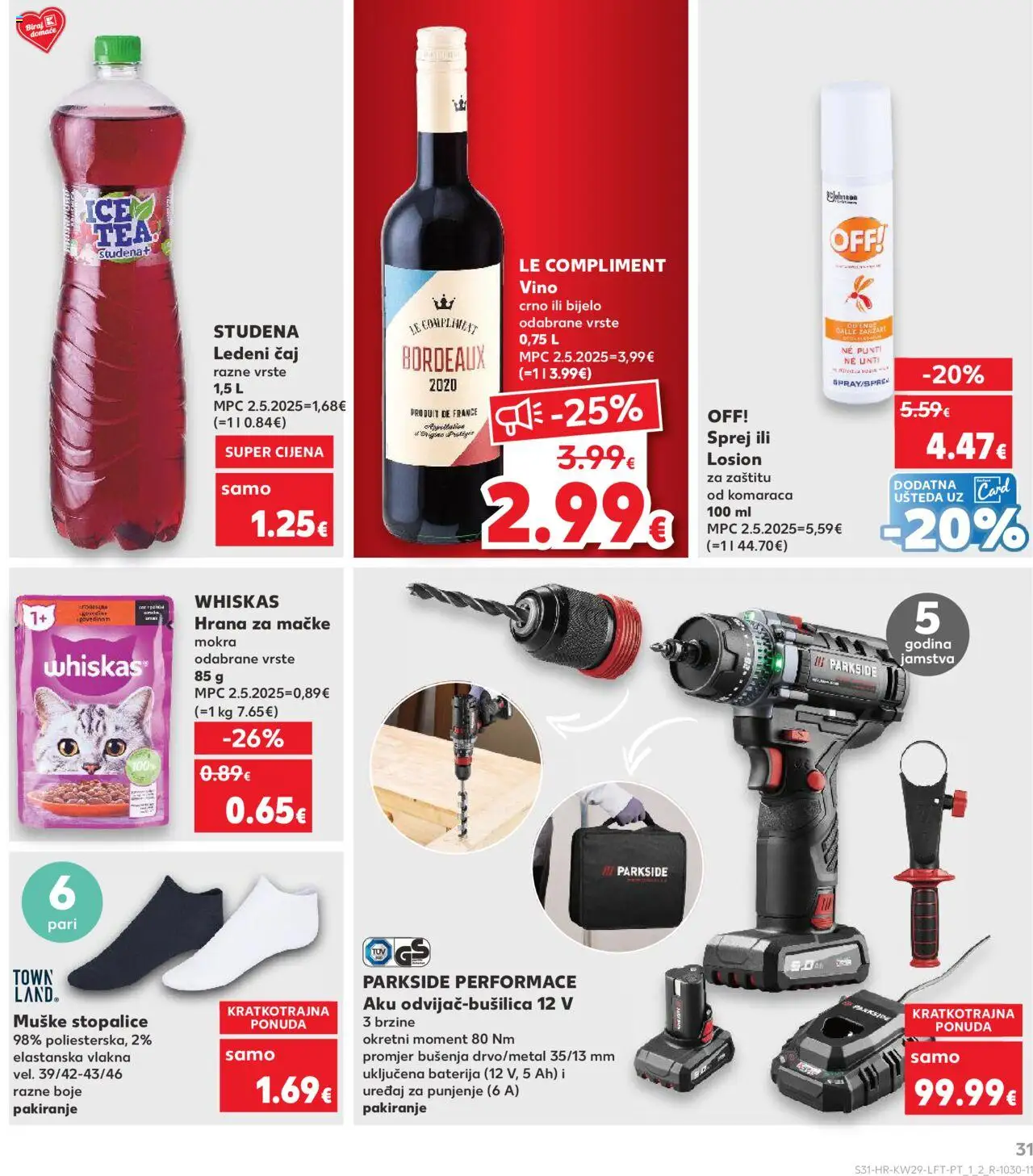 Ponuda Kaufland - stranica 31- važeći od 16.07.2025