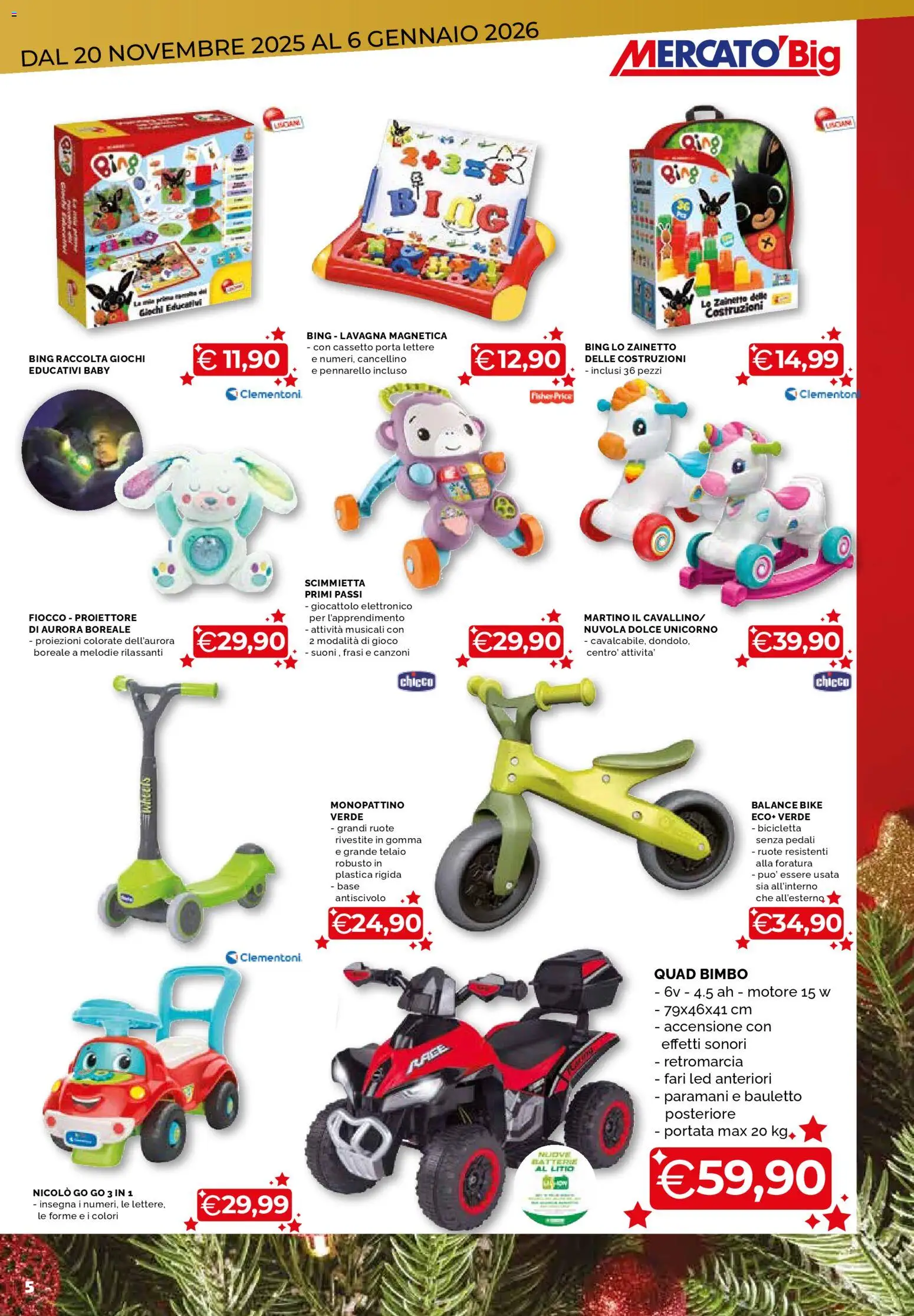 Mercatò Sogni sotto l'albero catalogo - pagina 5 - valido dal 20/11/2025