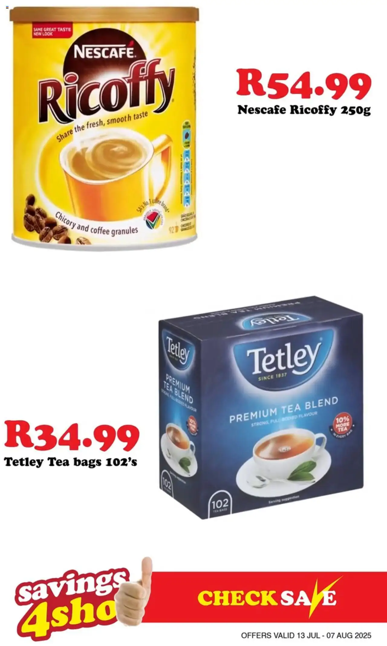 Check Save Specials - page 5- valid from 13/07/2025