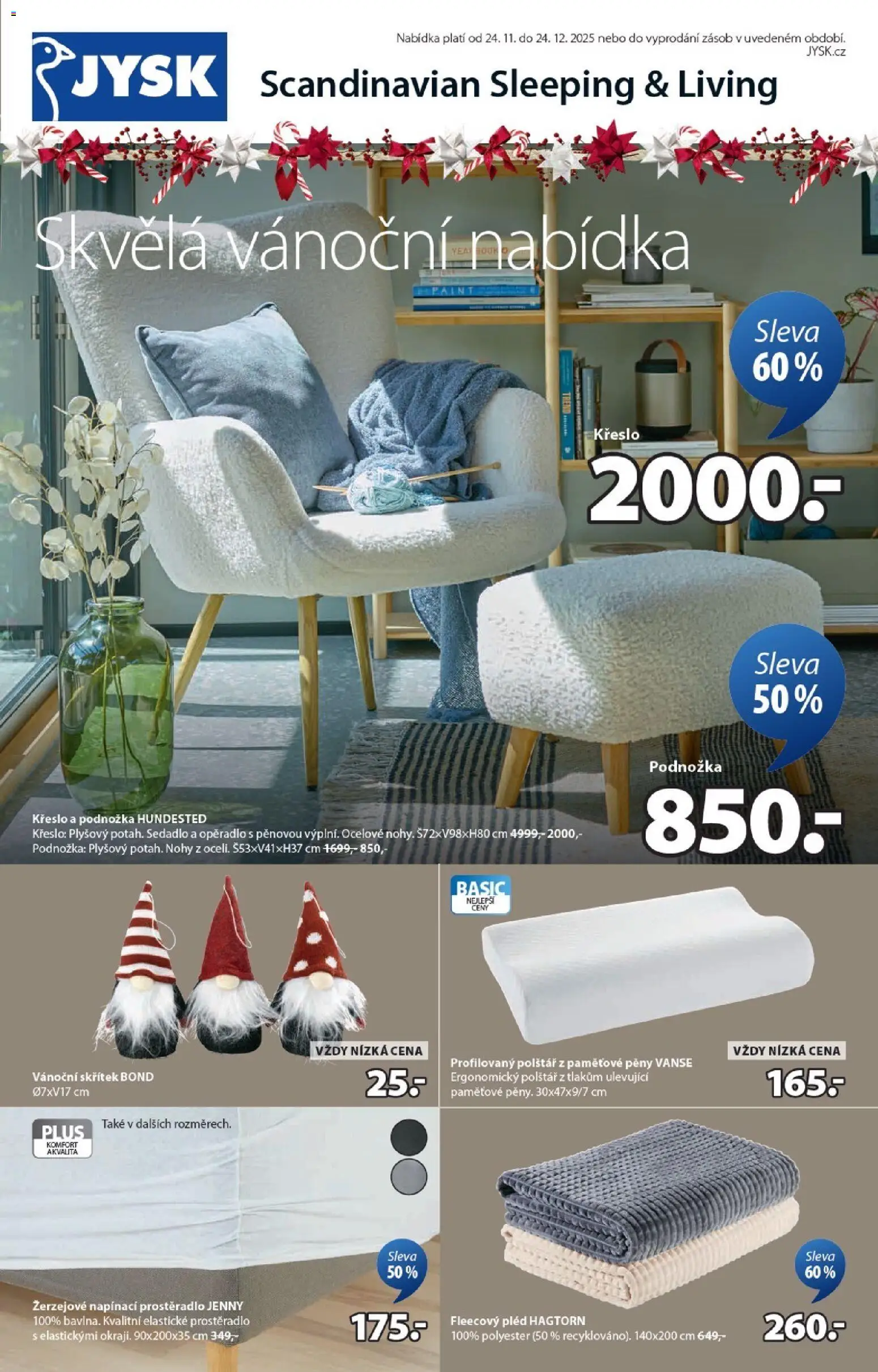 JYSK leták - strana 1- platný od 24.11.2025