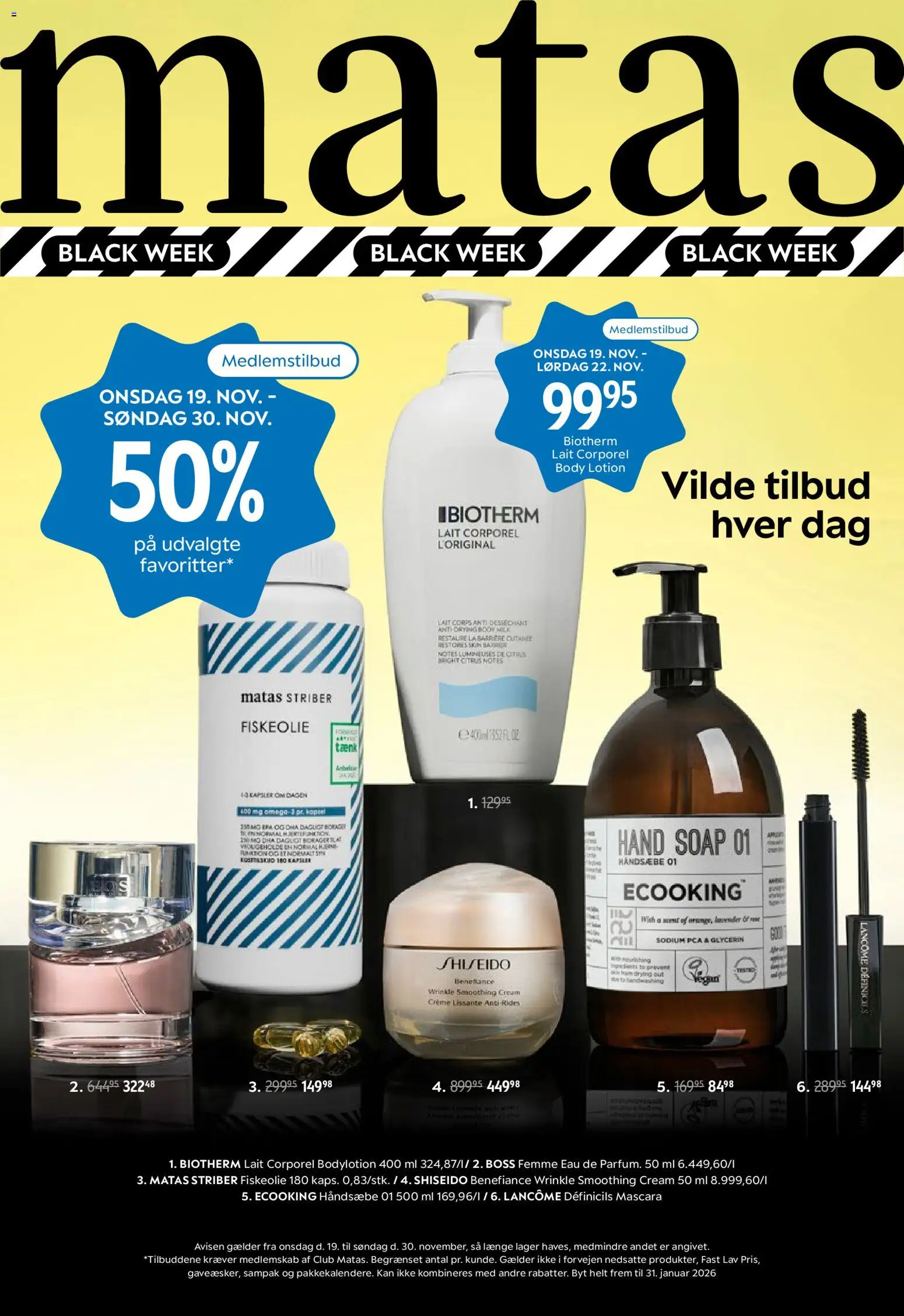 Matas - Black Friday - side 1- gyldig fra 19/11/2025