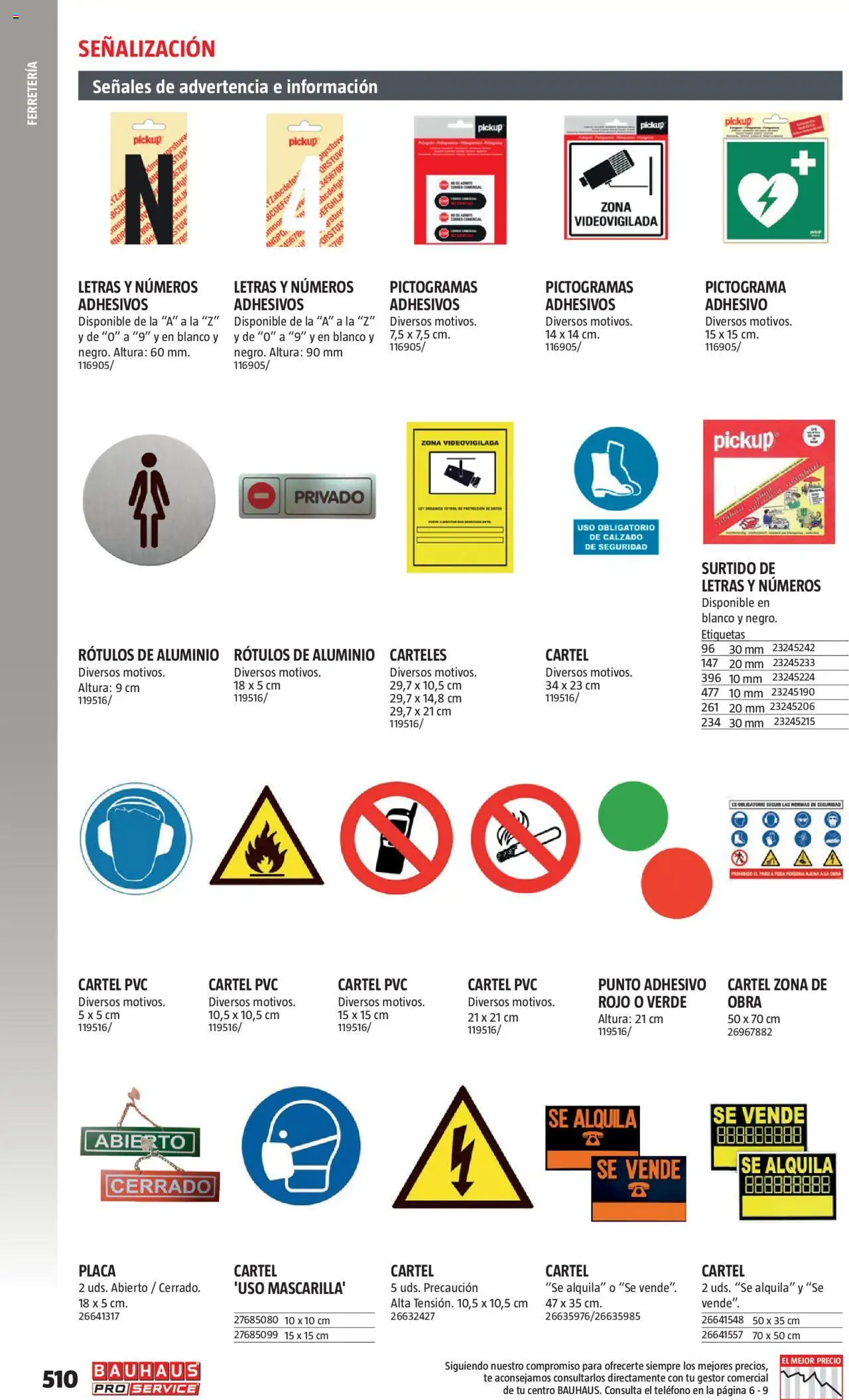 Bauhaus - ProService  - Página de 510 - Válido desde 24/02/2025