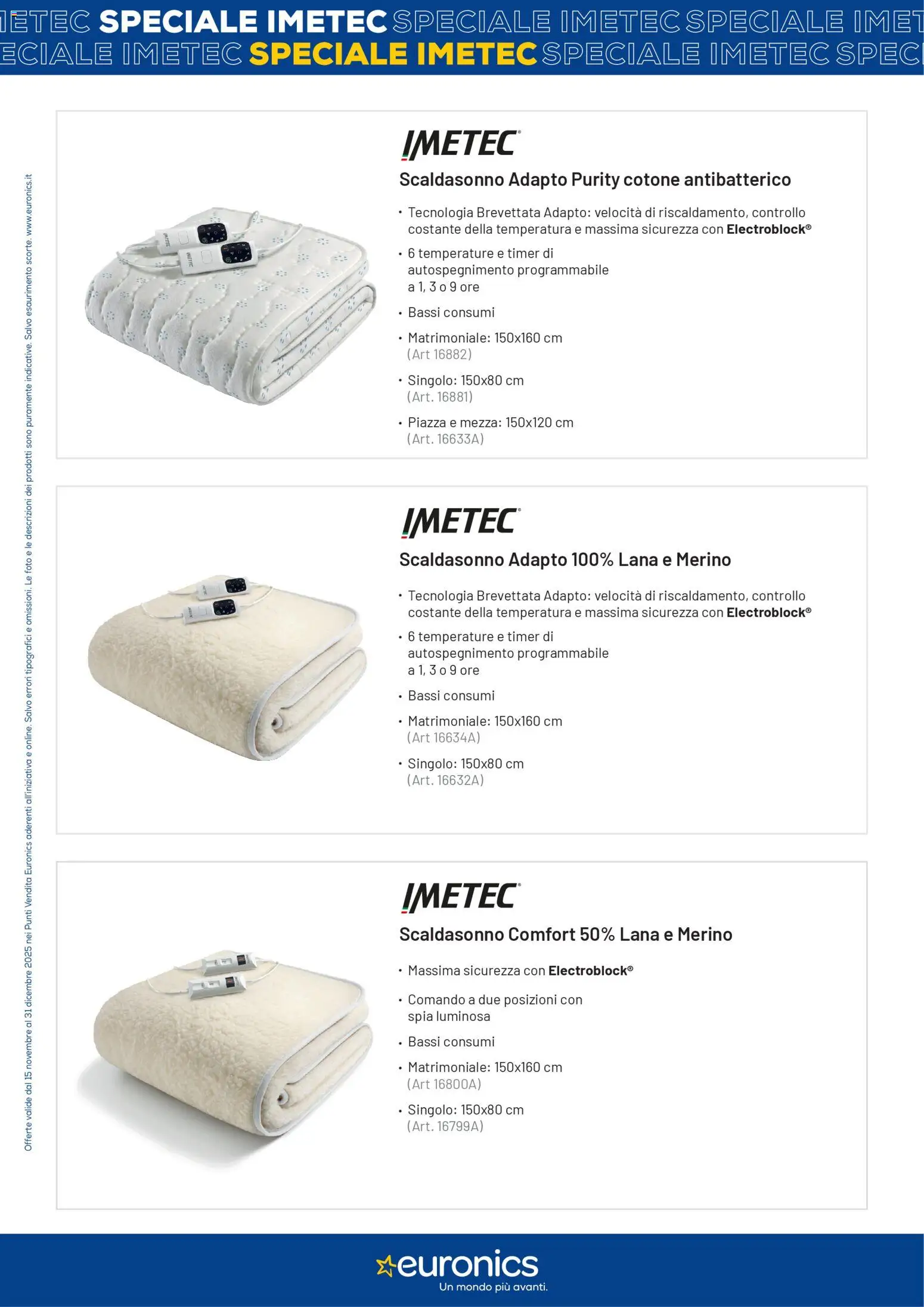 Euronics Imetec catalogo - pagina 6 - valido dal 15/11/2025