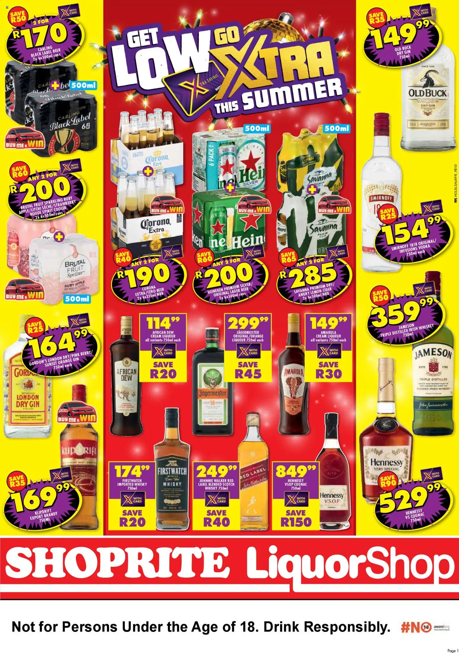 Shoprite Summer LiquorShop Specials - page 1- valid from 12/12/2025