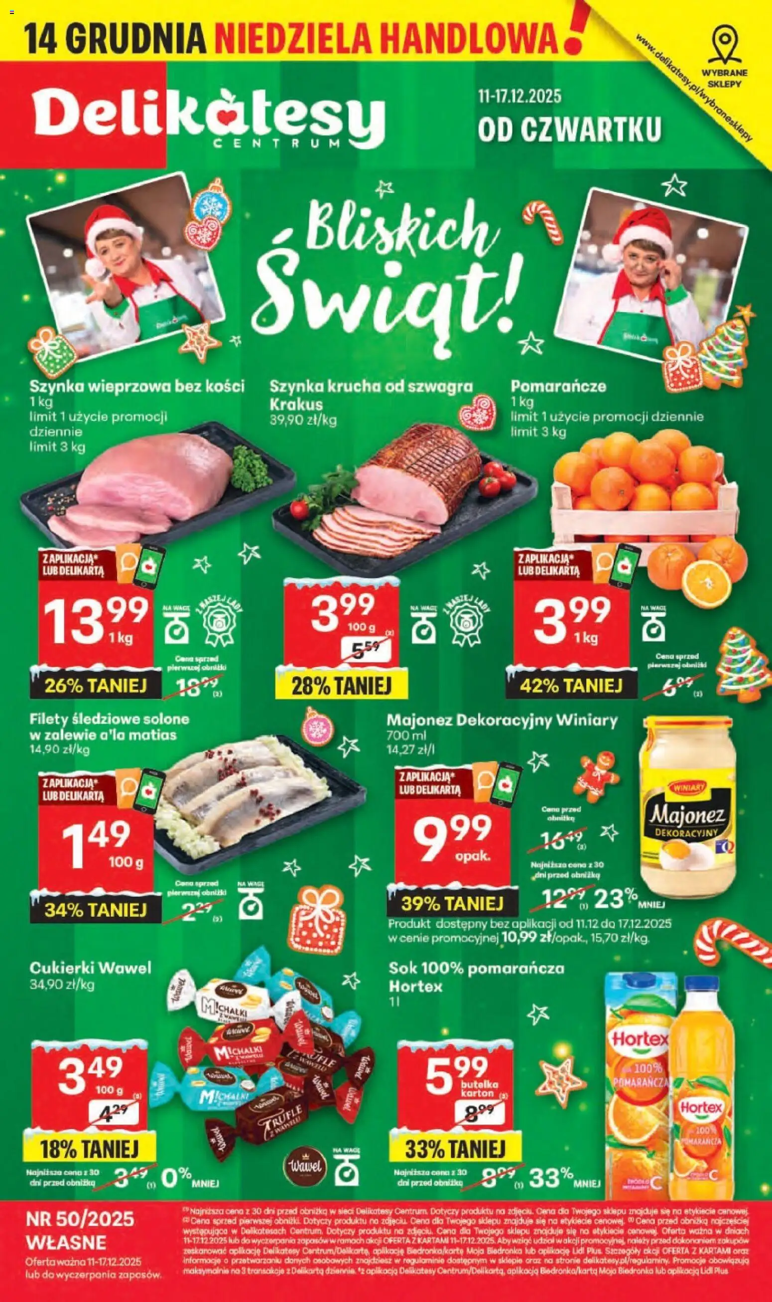 Delikatesy Centrum Gazetka - Sklepy Własne - strona 1- ważny od 11.12.2025