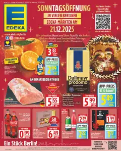 Vorschau Edeka Prospekt 	 gültig ab 21.12.2025