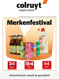 Colruyt folder geldig vanaf 25/02/2026