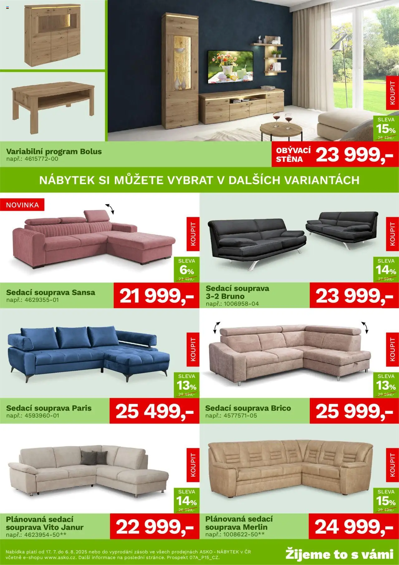 ASKO nábytek leták - strana 2- platný od 17.07.2025