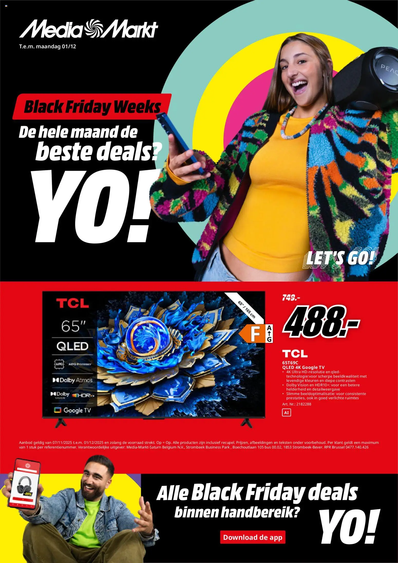 Media Markt - Black Friday  - pagina 1- geldig vanaf 21/11/2025