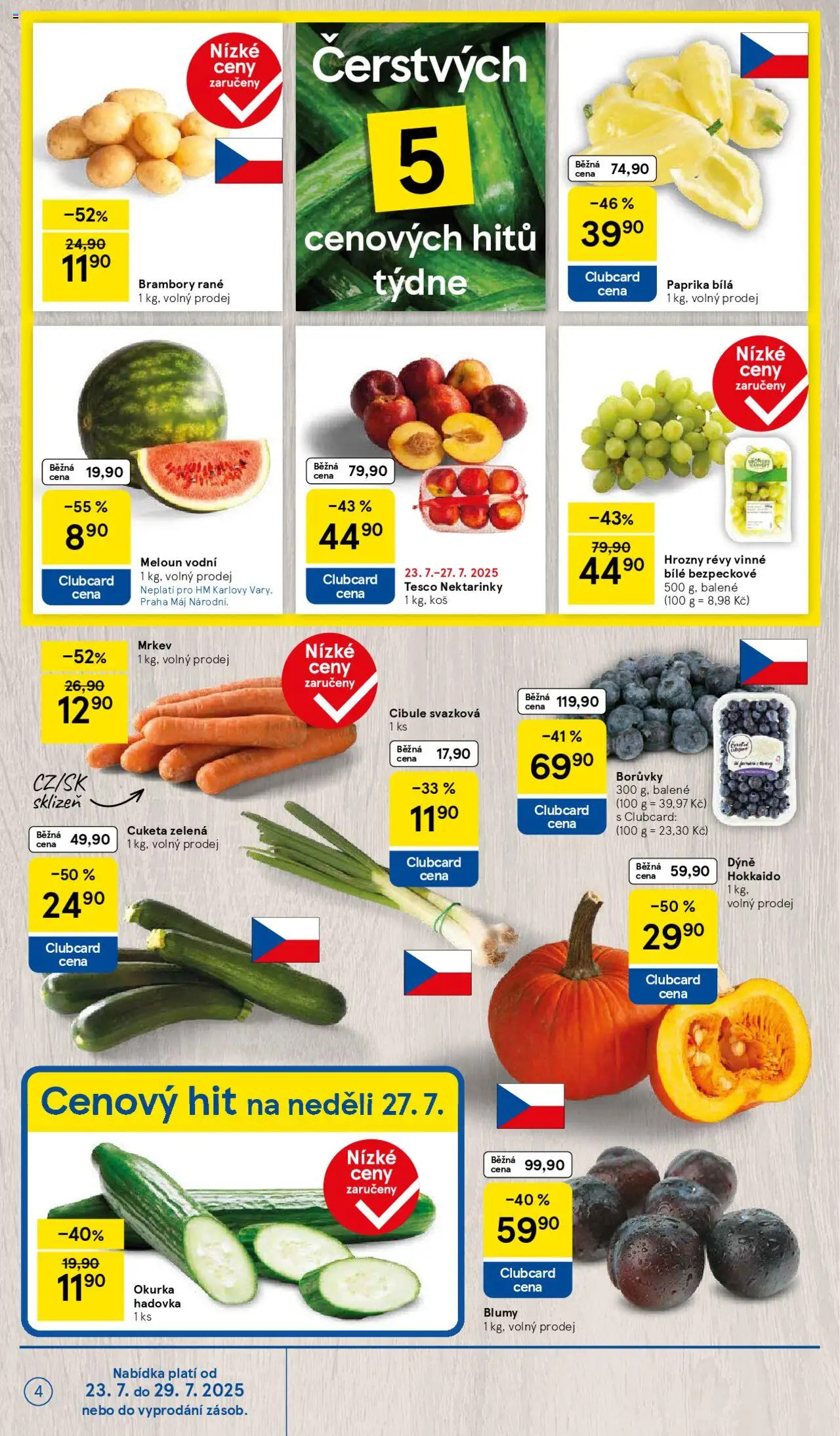 Tesco leták - Hypermarket - strana 4- platný od 23.07.2025