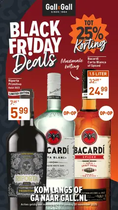 Gall en Gall - Black Friday geldig vanaf 24-11-2025