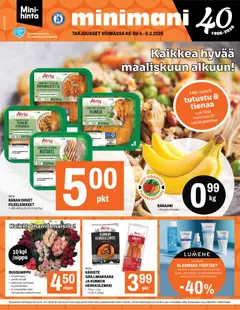 Esikatselu Minimani tarjoukset voimassa alkaen 04/03/2026