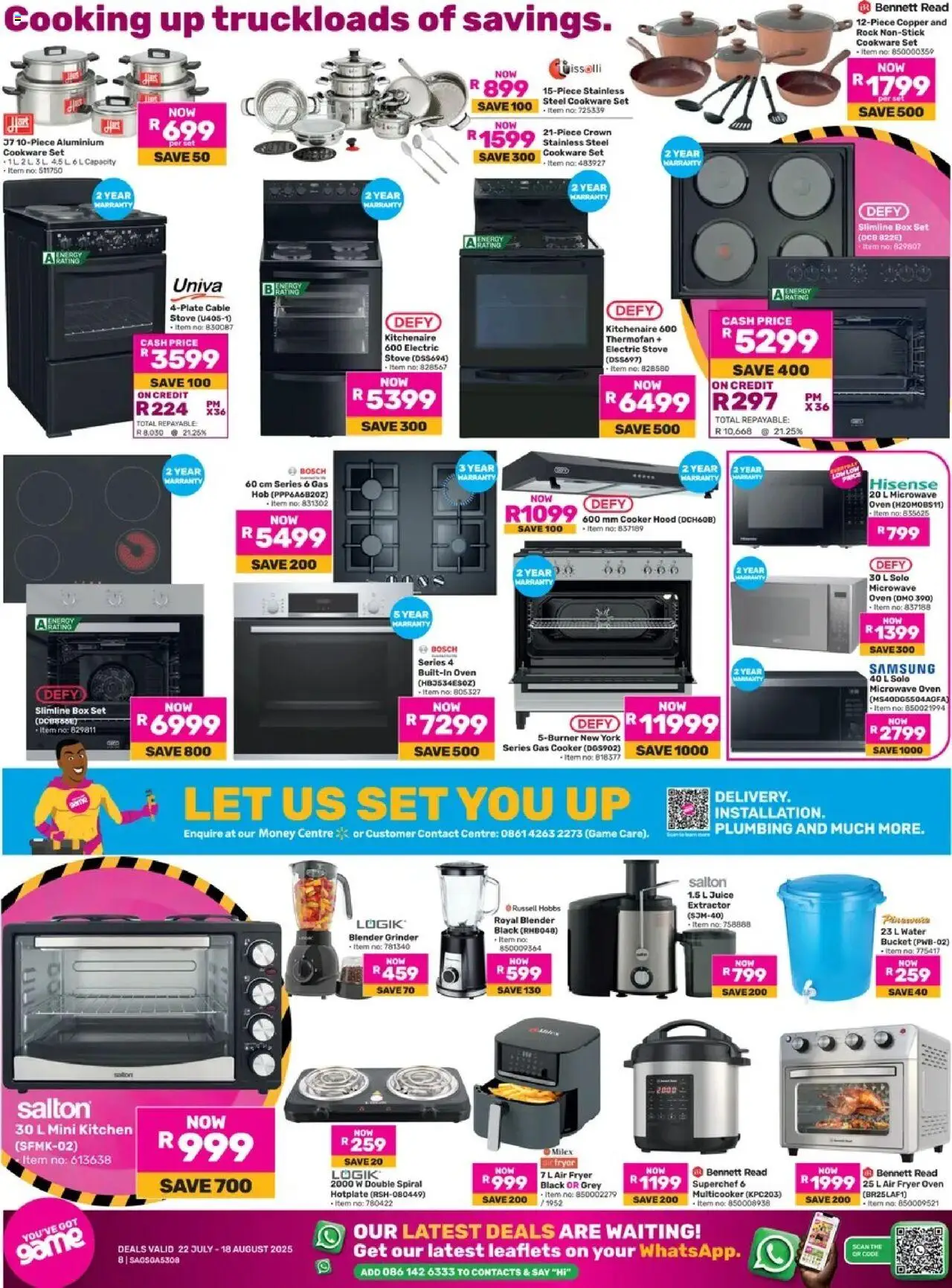 Game Specials - page 8- valid from 22/07/2025