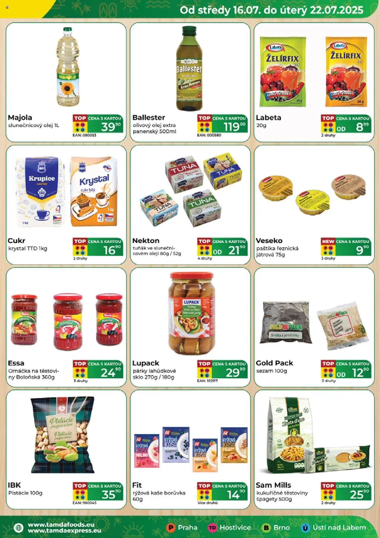 Tamda Foods leták - strana 3- platný od 16.07.2025