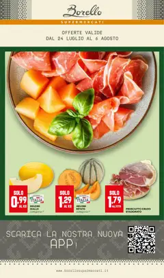 Anteprima Volantino Borello Supermercati	 valida dal 24/07/2025