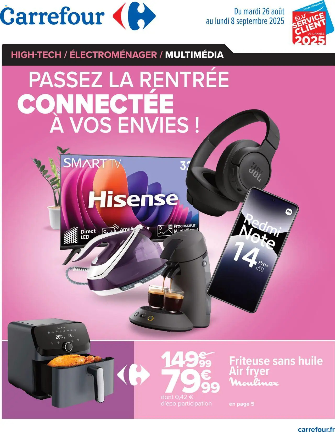 Carrefour Passez la rentrée connectée à vos envies ! - page 1 - valable à partir du 26/08/2025