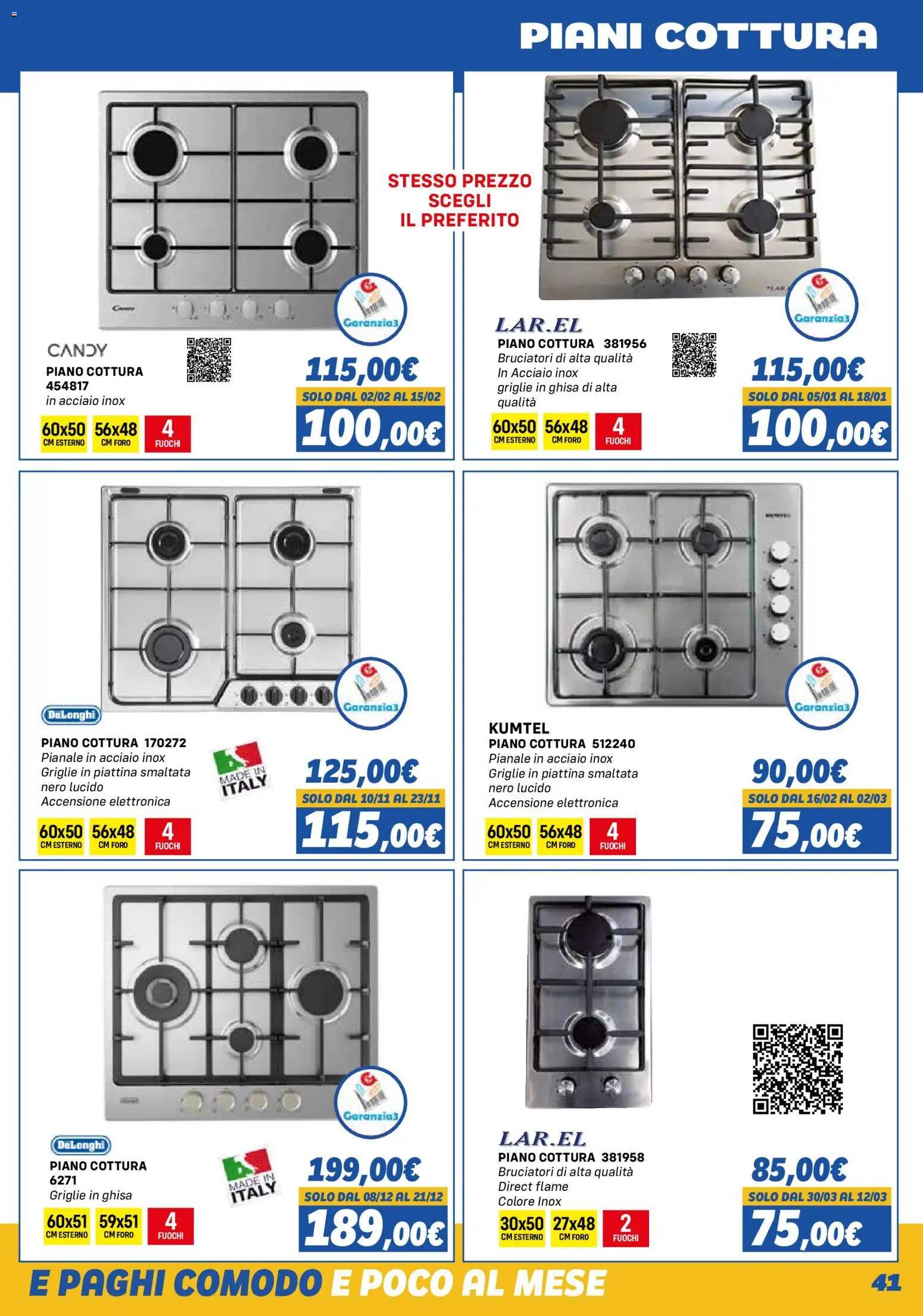 Orizzonte Elettrodomestici catalogo - pagina 41 - valido dal 01/11/2025