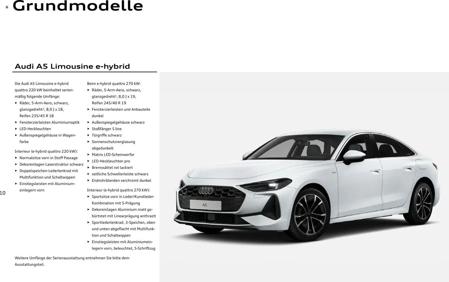 Audi A5 - Seite 10 - gültig ab 28.10.2025